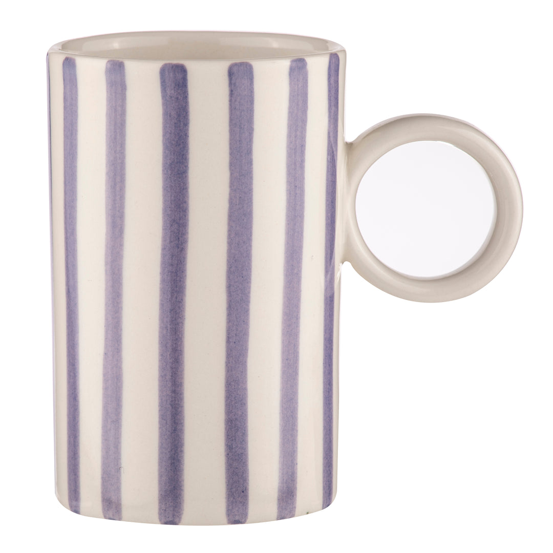 Carnival Stripe Mug - Set of 2 - Purple Obsession