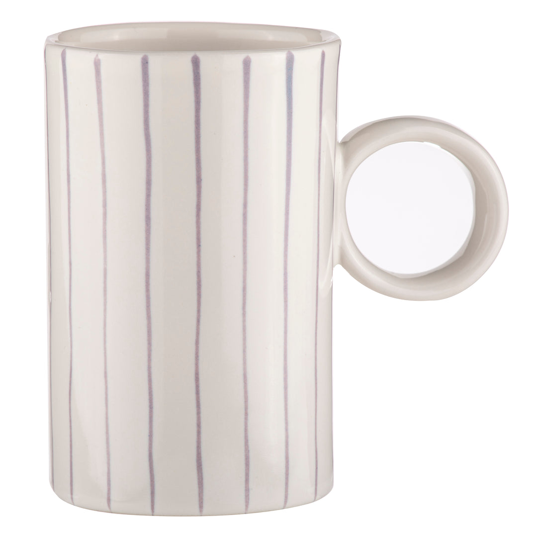 Carnival Stripe Mug - Set of 2 - Purple Obsession