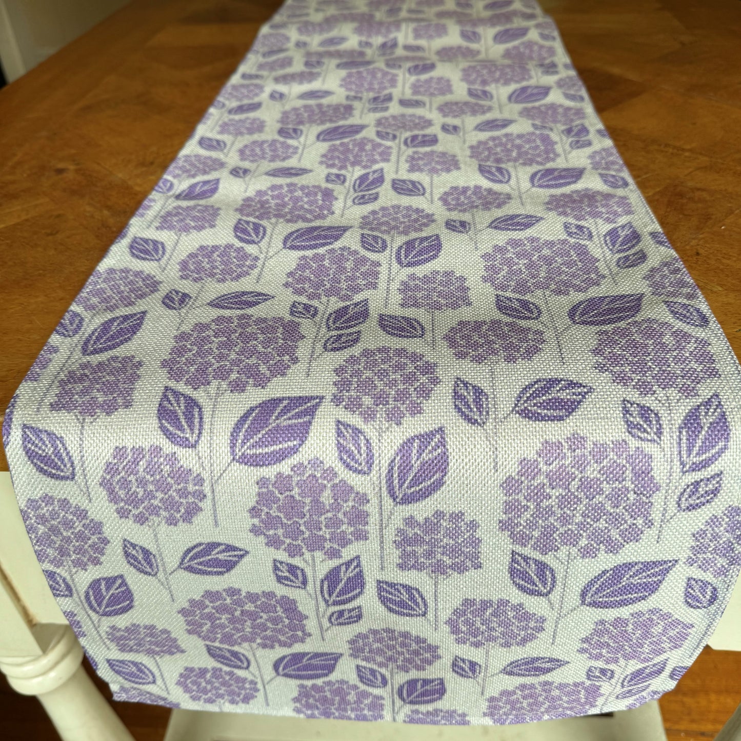 Hydrangea Table Runner - Purple Obsession
