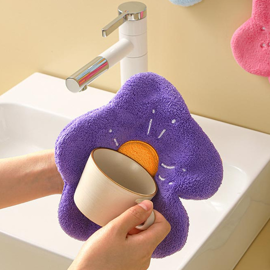 Fleur Hand Towel - Purple Obsession