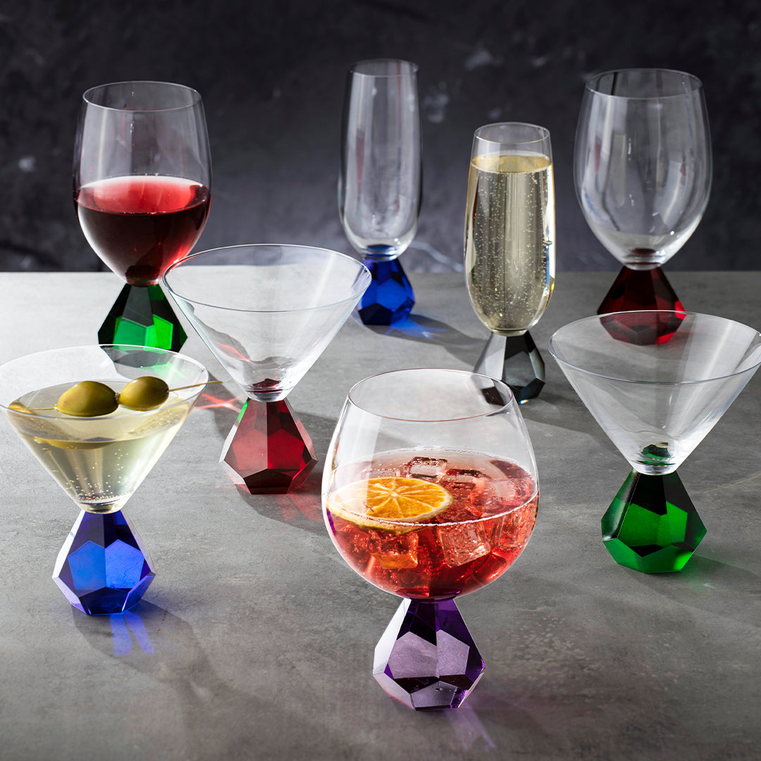 Zhara Amethyst Gin Glass - Set of 2 - Purple Obsession