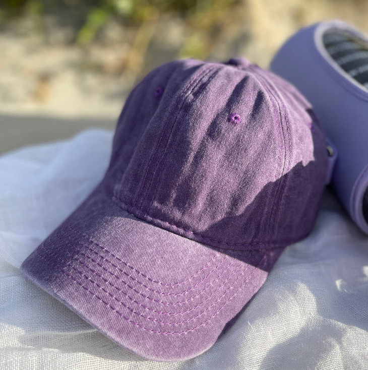 Vintage Washed Cap - Purple - Purple Obsession