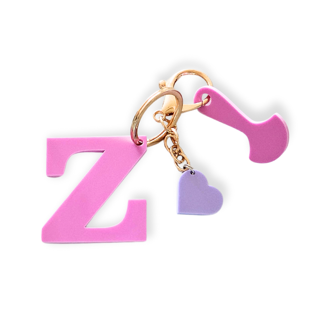 Purple Keyring Purple Letter Key Ring – Purple Obsession
