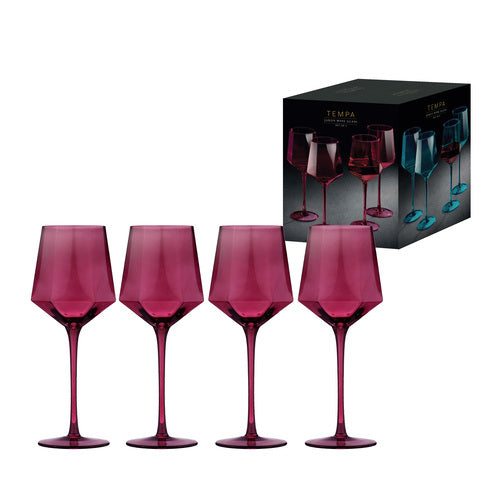 Jaxon Plum Wine Glass - Set of 4