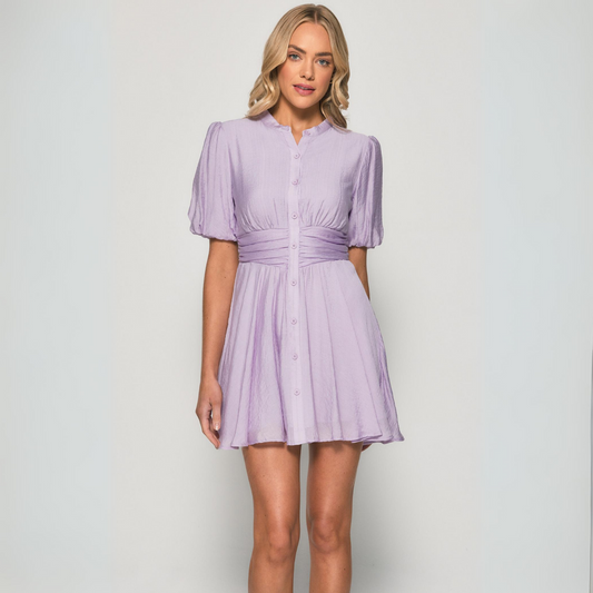 Lilac Mini Dress