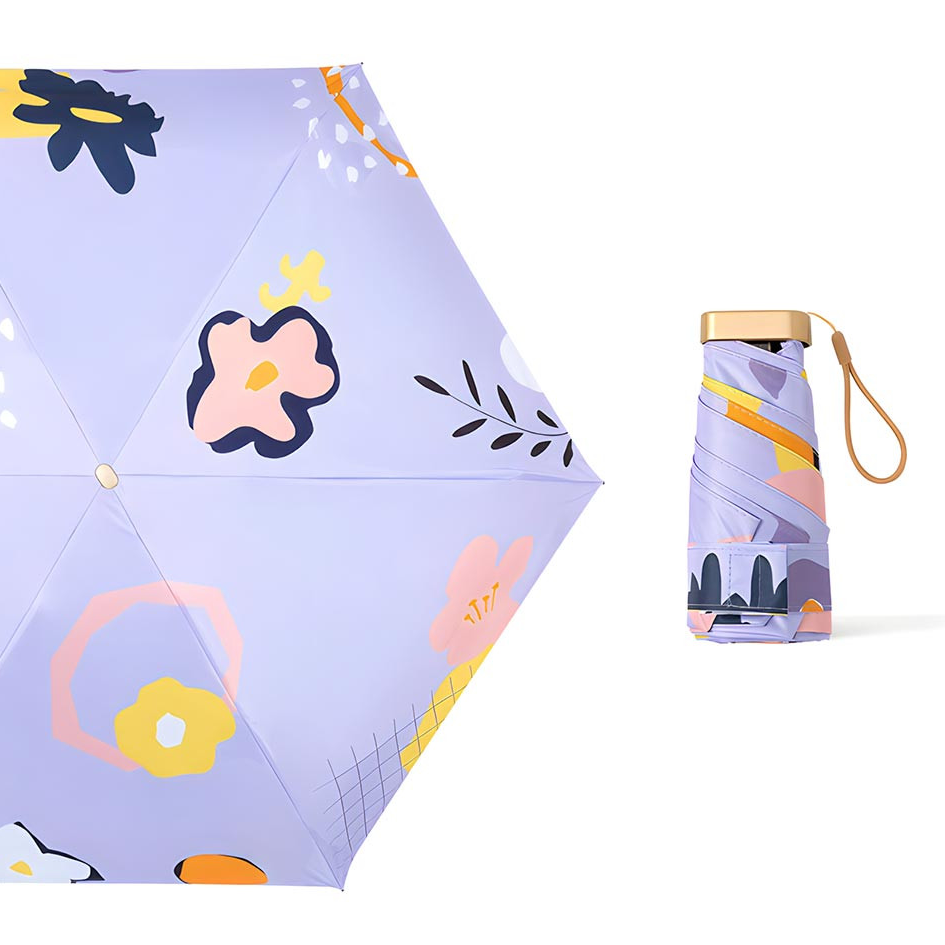 Lilac Pocket Mini Umbrella