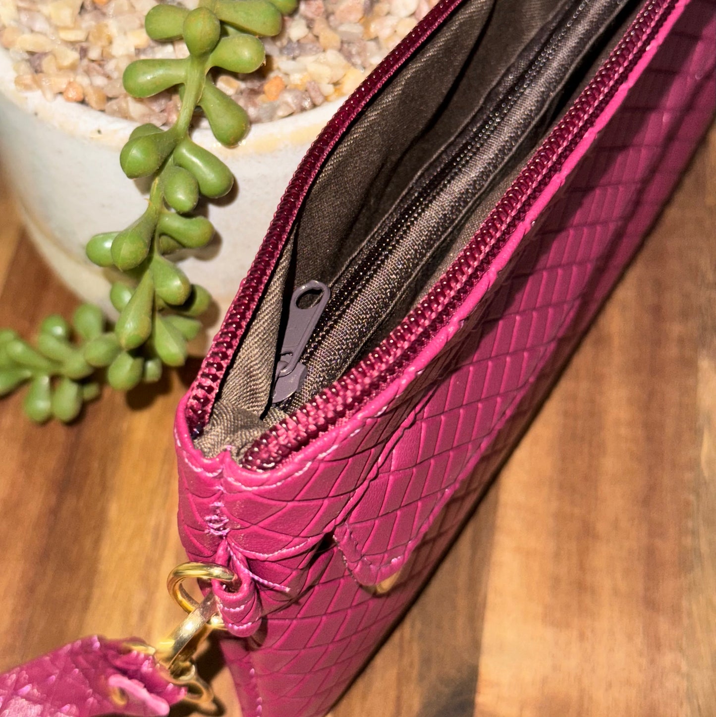 Purple Burgundy Wallet