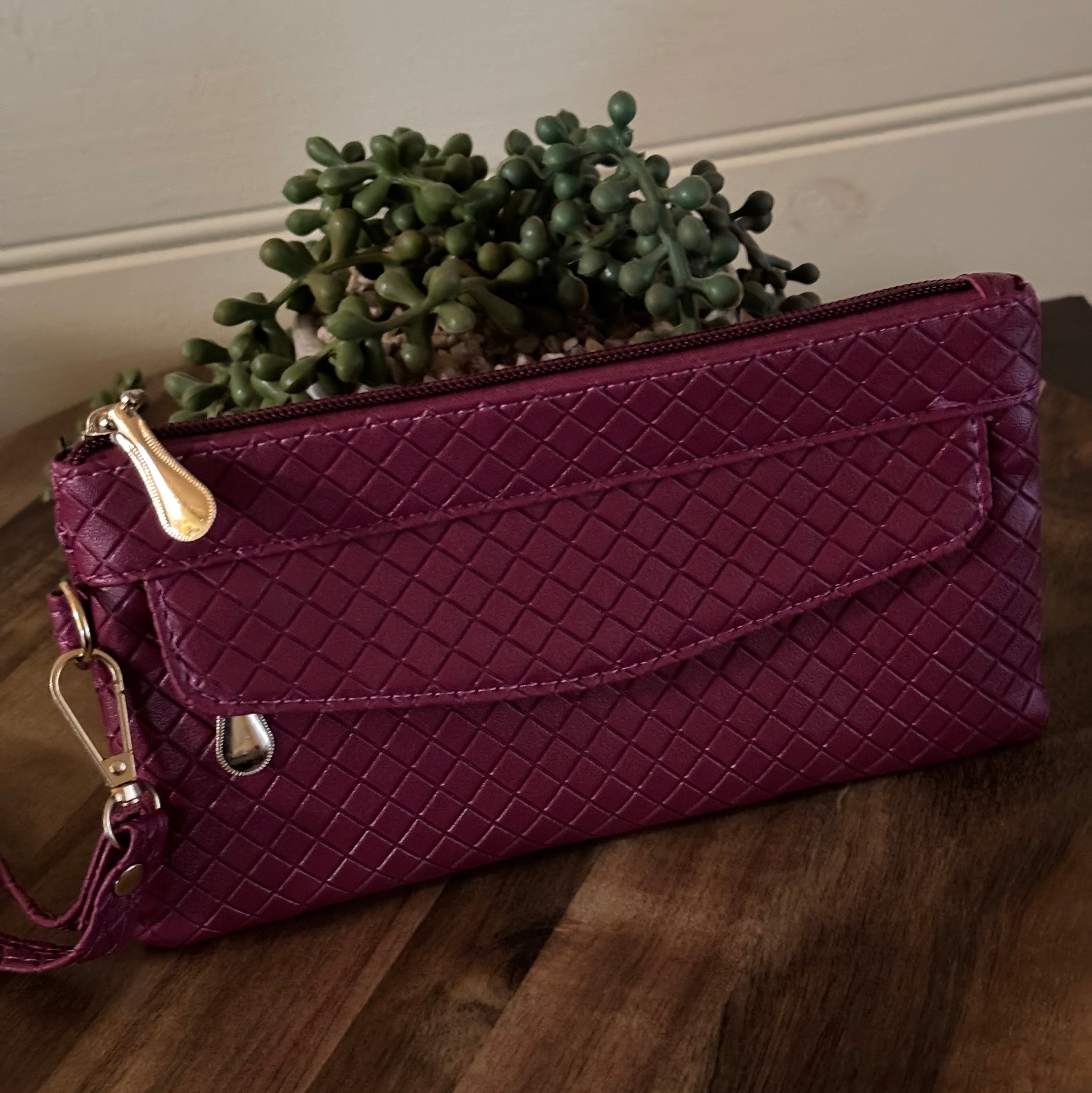 Purple Burgundy Wallet – Purple Obsession