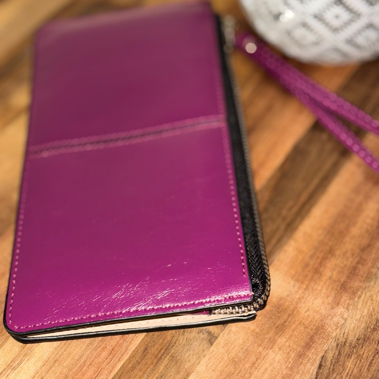 Purple Wallet Clutch Purse