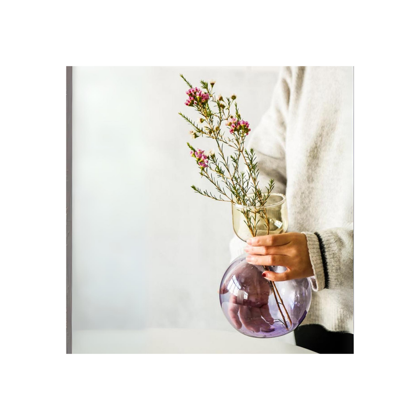 Purple Ombre Vase
