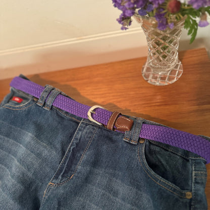 Purple Woven Belt