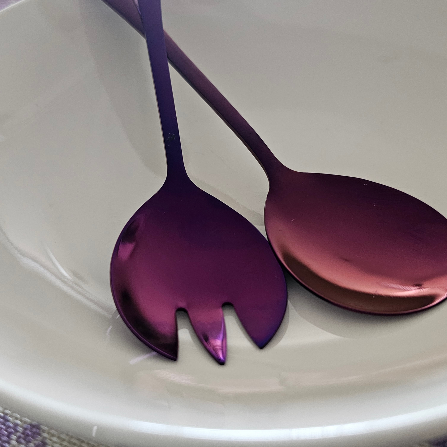 Purple Salad Servers