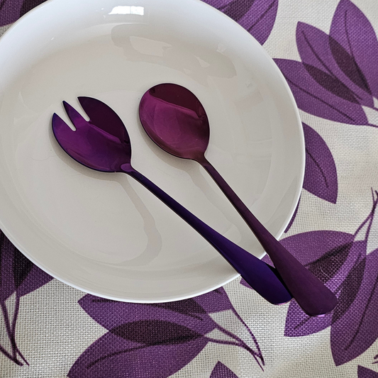 Purple Salad Servers